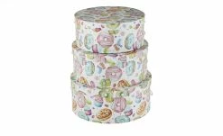 Aufbewahrungsboxen, 3er-Set Donut -Deutschland Regale Verkaufs-Shop 569395 11 201907252252