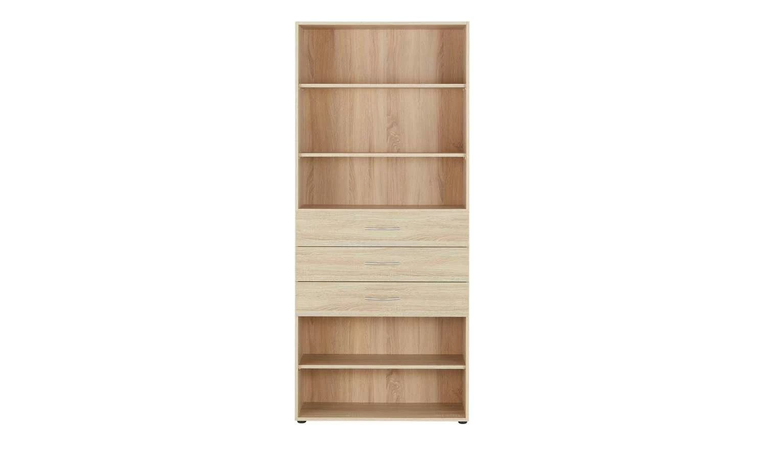 Regal Multiraumkonzept | Eiche Sägerau (Nachbildung) 80|cm 185|cm 6 Regal Multiraumkonzept | Eiche Sägerau (Nachbildung) 80|cm 185|cm – Bild 4